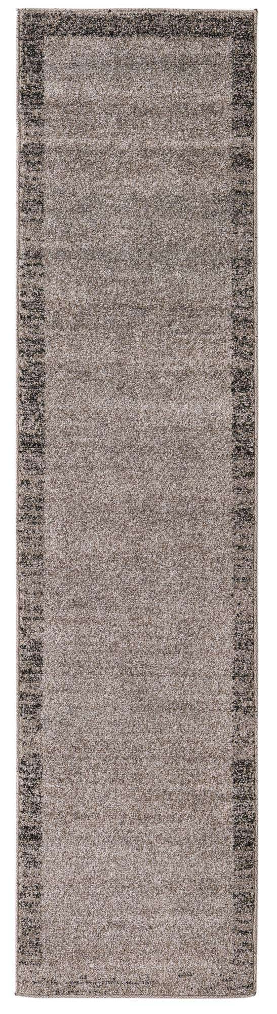 Light Gray 2' x 8' Del Mar Runner Area Rug 100% Polypropylene Easy Clean Stain Resistant Vivid Modern Carpet Mat for Home Decor Interior Designing for Sale at Rug Engine