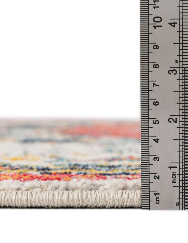 Ivory 5' 3 x 8' Penrose Oval Area Rug