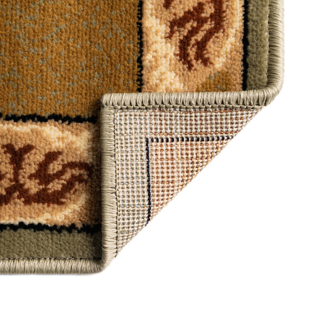 Green 2' 7 x 12' Pioneer Runner Area Rug Classic Southwestern Motif Durable Stain Resistant Easy Clean Carpet for Traditional Interior Decor for Sale at Rug Engine