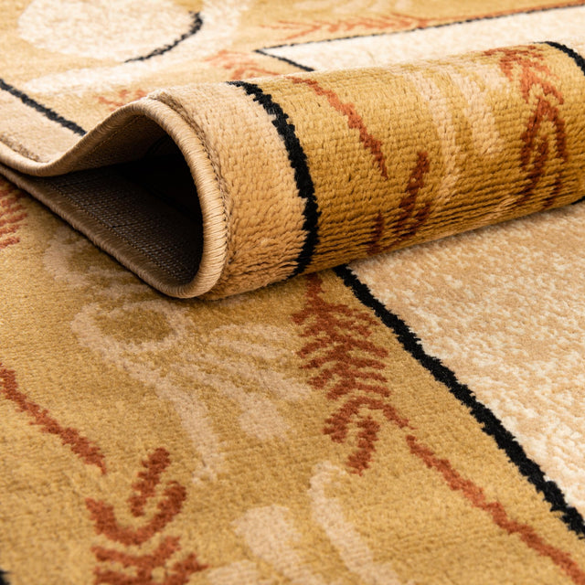 Ivory Brown 7' 1 x 10' Pioneer Rectangle Area Rug