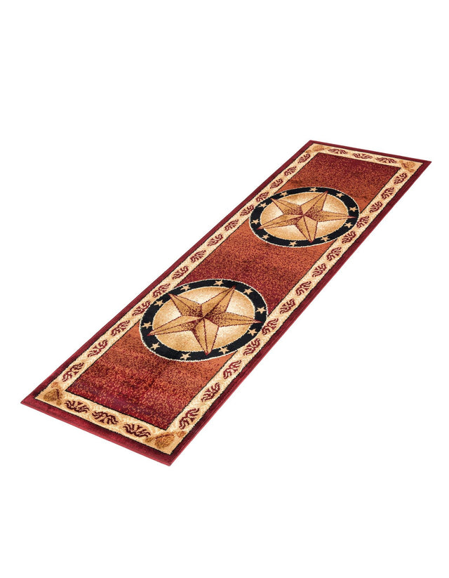 Red 2' x 6' 1 Pioneer Runner Area Rug