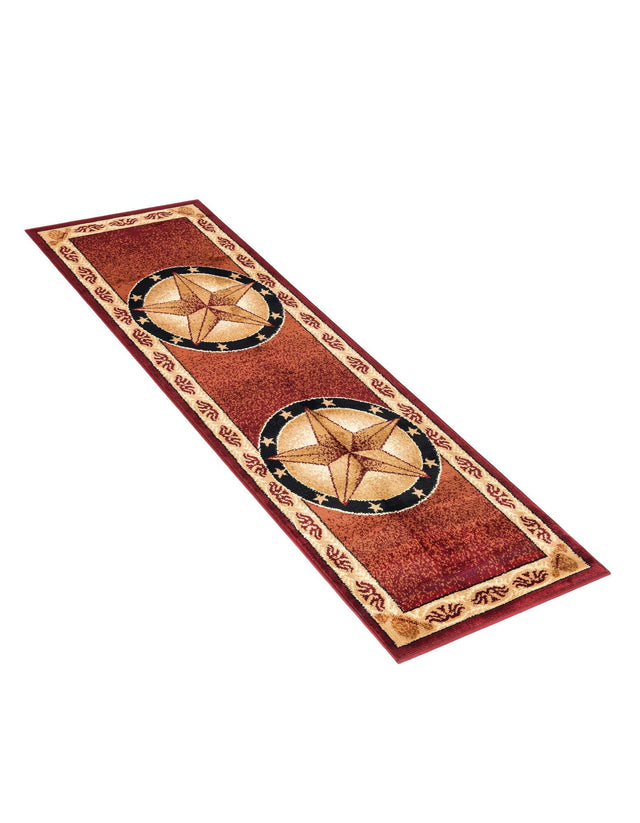 Red 2' x 6' 1 Pioneer Runner Area Rug