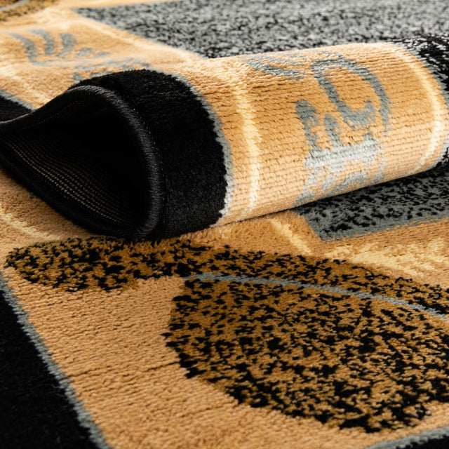 Blue 5' 3 x 8' Pioneer Rectangle Area Rug Classic Southwestern Motif Durable Stain Resistant Easy Clean Carpet for Traditional Interior Decor for Sale at Rug Engine