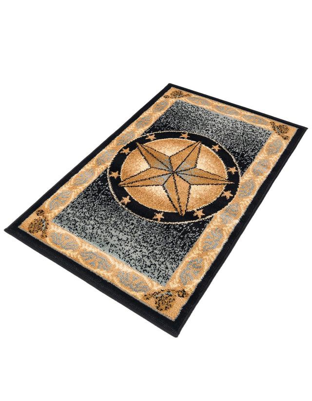 Blue 2' x 3' 1 Pioneer Rectangle Area Rug