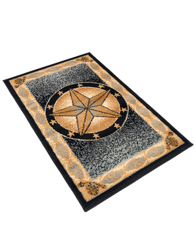 Blue 2' x 3' 1 Pioneer Rectangle Area Rug