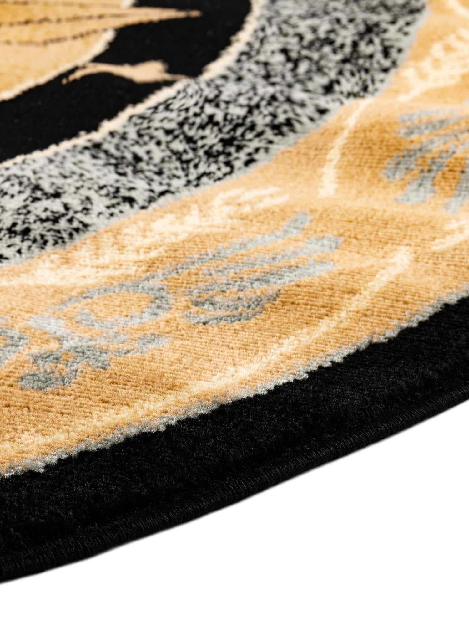 Blue 4' 1 x 4' 1 Pioneer Round Area Rug