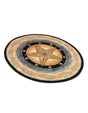 Blue 4' 1 x 4' 1 Pioneer Round Area Rug