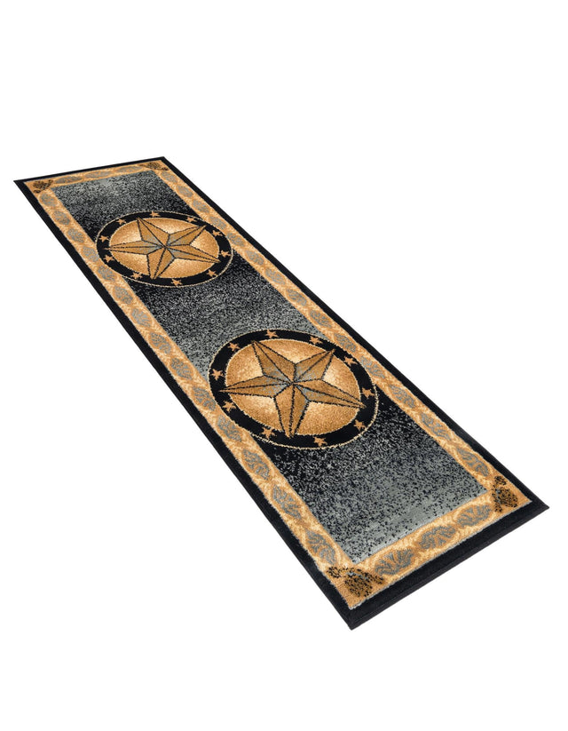 Blue 2' x 6' 1 Pioneer Runner Area Rug Classic Southwestern Motif Durable Stain Resistant Easy Clean Carpet for Traditional Interior Decor for Sale at Rug Engine
