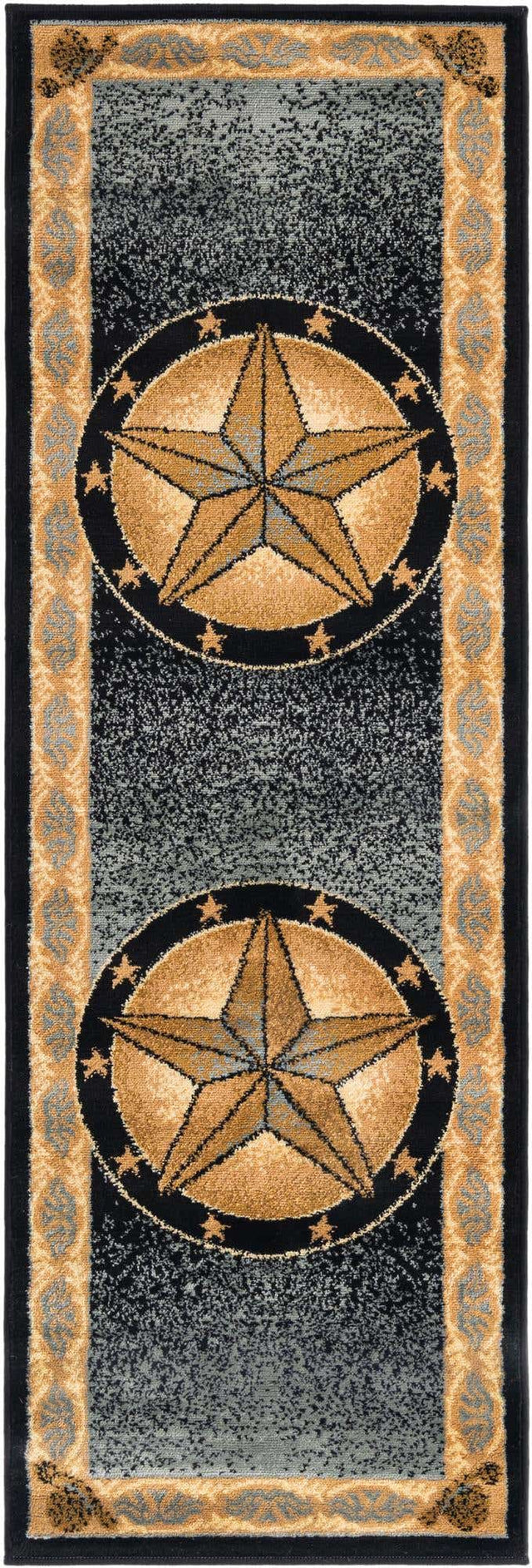Blue 2' x 6' 1 Pioneer Runner Area Rug Classic Southwestern Motif Durable Stain Resistant Easy Clean Carpet for Traditional Interior Decor for Sale at Rug Engine