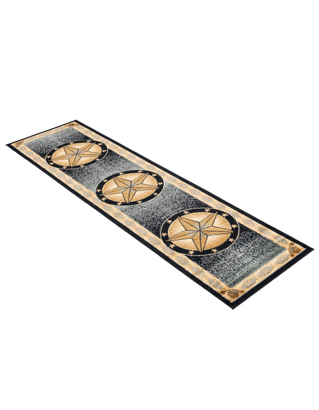 Blue 2' x 8' Pioneer Runner Area Rug Classic Southwestern Motif Durable Stain Resistant Easy Clean Carpet for Traditional Interior Decor for Sale at Rug Engine