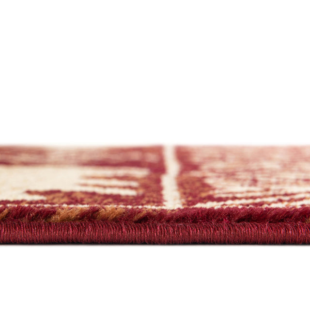 Red 2' x 10' Pioneer Runner Area Rug