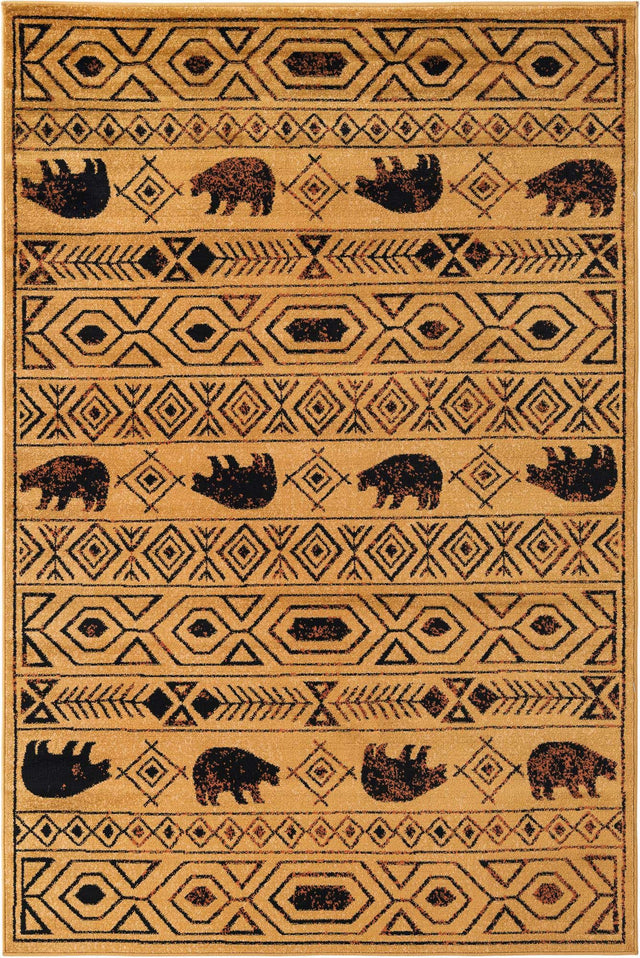 Cedar 5' 3 x 8' Pioneer Rectangle Area Rug Classic Southwestern Motif Durable Stain Resistant Easy Clean Carpet for Traditional Interior Decor for Sale at Rug Engine