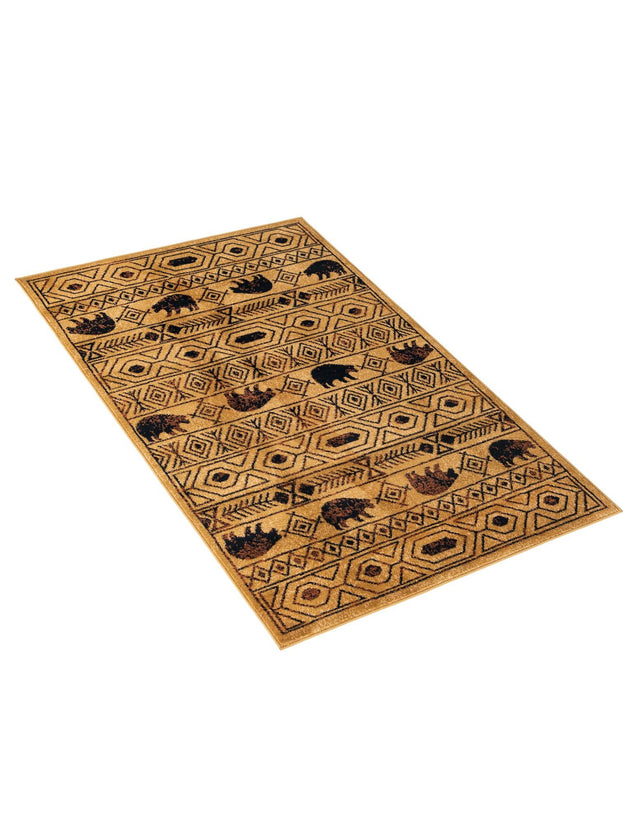 Cedar 4' 1 x 6' 1 Pioneer Rectangle Area Rug Classic Southwestern Motif Durable Stain Resistant Easy Clean Carpet for Traditional Interior Decor for Sale at Rug Engine