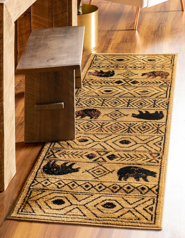 Cedar 2' 11 x 12' Pioneer Runner Area Rug Classic Southwestern Motif Durable Stain Resistant Easy Clean Carpet for Traditional Interior Decor for Sale at Rug Engine