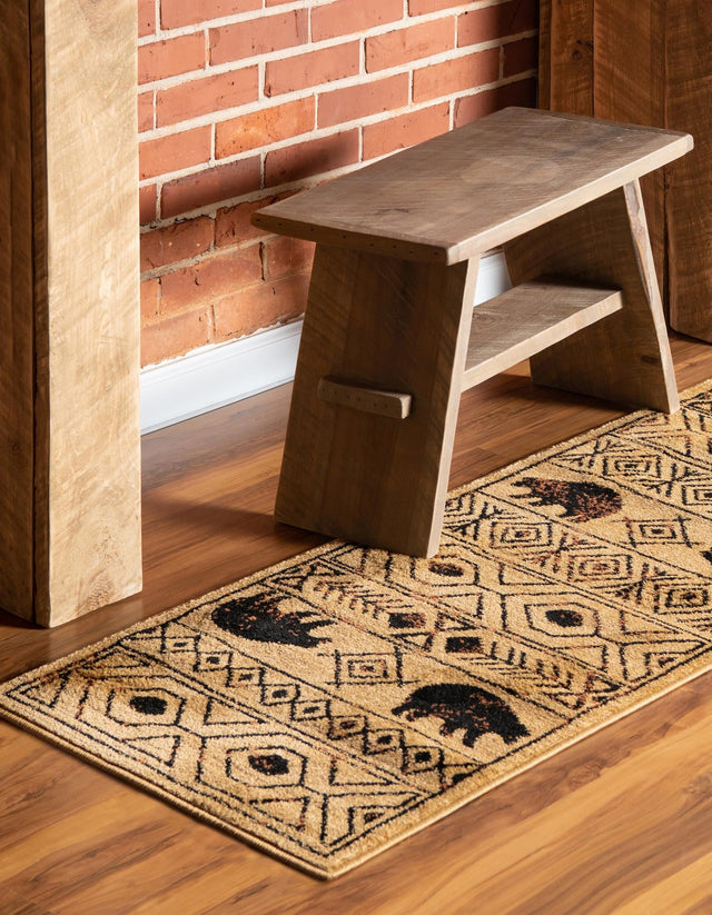 Cedar 2' x 10' Pioneer Runner Area Rug Classic Southwestern Motif Durable Stain Resistant Easy Clean Carpet for Traditional Interior Decor for Sale at Rug Engine