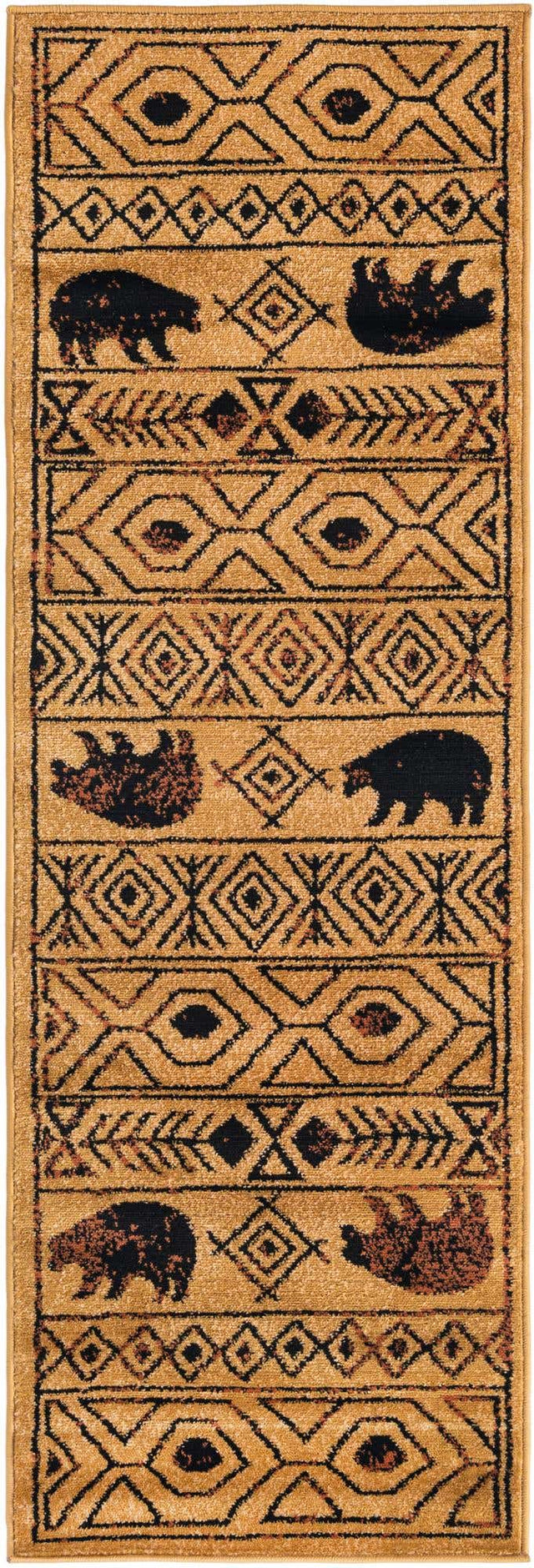 Cedar 2' x 6' 1 Pioneer Runner Area Rug Classic Southwestern Motif Durable Stain Resistant Easy Clean Carpet for Traditional Interior Decor for Sale at Rug Engine