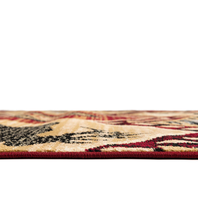 Multicolor 6' 1 x 9' Pioneer Rectangle Area Rug