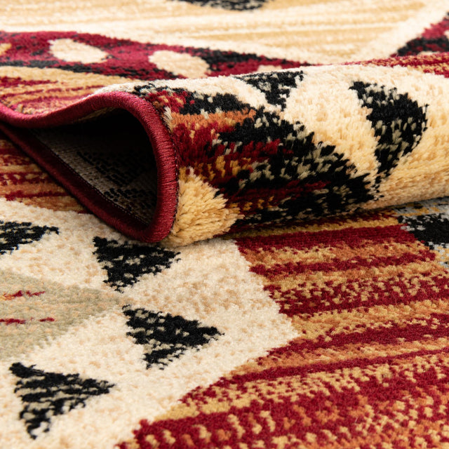 Multicolor 5' 3 x 8' Pioneer Rectangle Area Rug