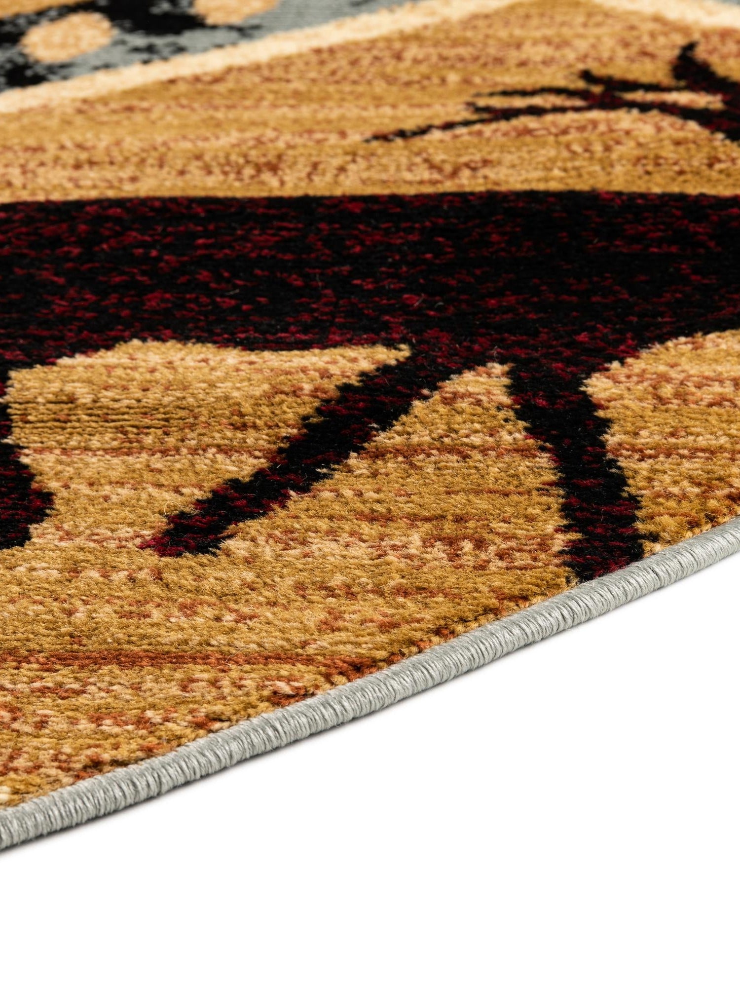 Blue 4' 1 x 4' 1 Pioneer Round Area Rug