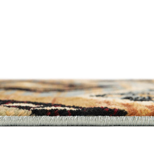 Blue 2' x 10' Pioneer Runner Area Rug Classic Southwestern Motif Durable Stain Resistant Easy Clean Carpet for Traditional Interior Decor for Sale at Rug Engine