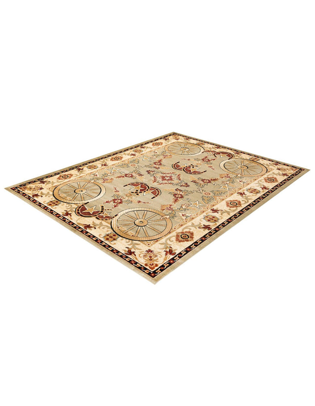 Green 7' 1 x 10' Pioneer Rectangle Area Rug