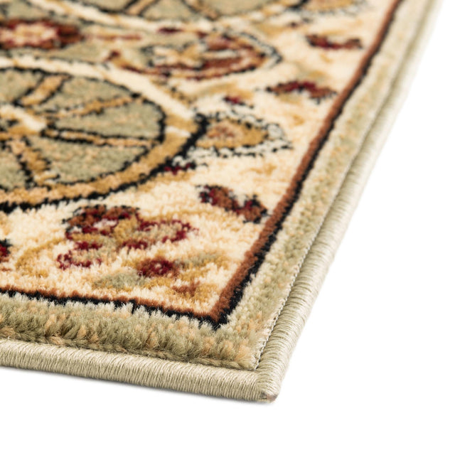 Green 2' x 10' Pioneer Runner Area Rug Classic Southwestern Motif Durable Stain Resistant Easy Clean Carpet for Traditional Interior Decor for Sale at Rug Engine