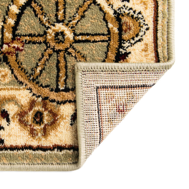 Green 2' x 10' Pioneer Runner Area Rug Classic Southwestern Motif Durable Stain Resistant Easy Clean Carpet for Traditional Interior Decor for Sale at Rug Engine