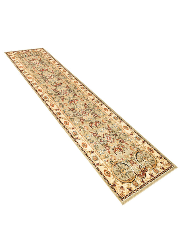Green 2' 11 x 12' Pioneer Runner Area Rug Classic Southwestern Motif Durable Stain Resistant Easy Clean Carpet for Traditional Interior Decor for Sale at Rug Engine