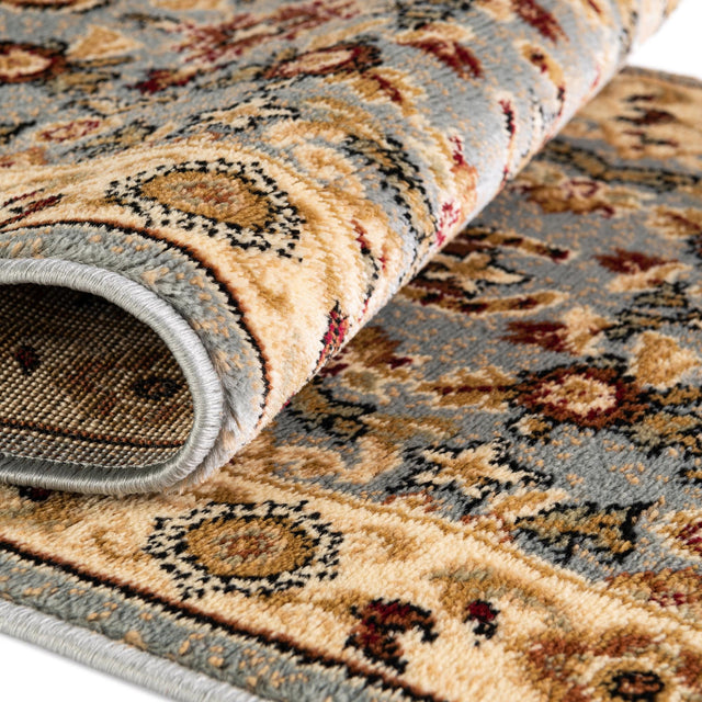 Blue 2' x 10' Pioneer Runner Area Rug Classic Southwestern Motif Durable Stain Resistant Easy Clean Carpet for Traditional Interior Decor for Sale at Rug Engine