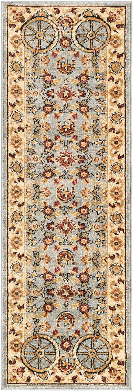 Blue 2' x 6' 1 Pioneer Runner Area Rug