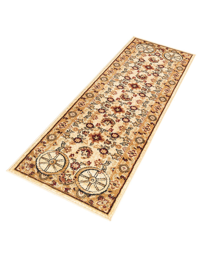 Ivory 2' x 6' 1 Pioneer Runner Area Rug