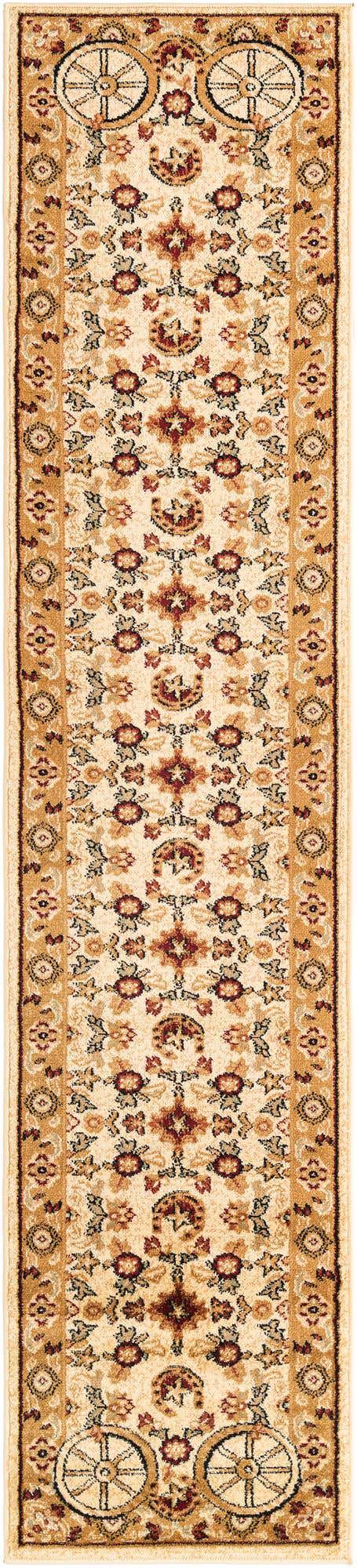 Ivory 2' x 10' Pioneer Runner Area Rug