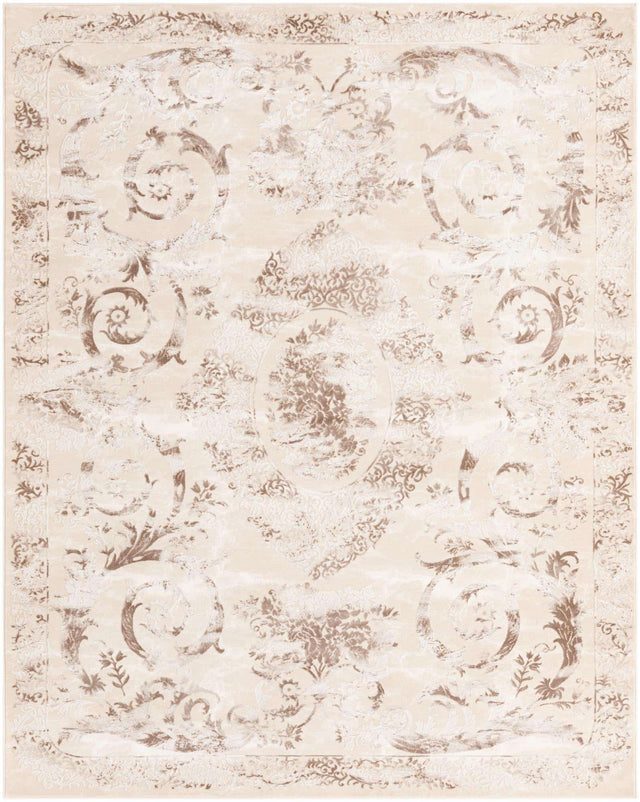 Beige 7' 10 x 10' Finsbury Rectangle Area Rug 60% Polypropylene & 40% Polyester Contemporary Carpet for Living Rooms, Dining, Offices for Sale at Rug Engine