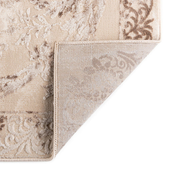 Beige 2' x 9' 10 Finsbury Runner Area Rug 60% Polypropylene & 40% Polyester Contemporary Carpet for Living Rooms, Dining, Offices for Sale at Rug Engine