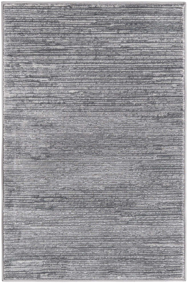 Gray 2' x 3' Finsbury Rectangle Area Rug 60% Polypropylene & 40% Polyester Contemporary Carpet for Living Rooms, Dining, Offices for Sale at Rug Engine