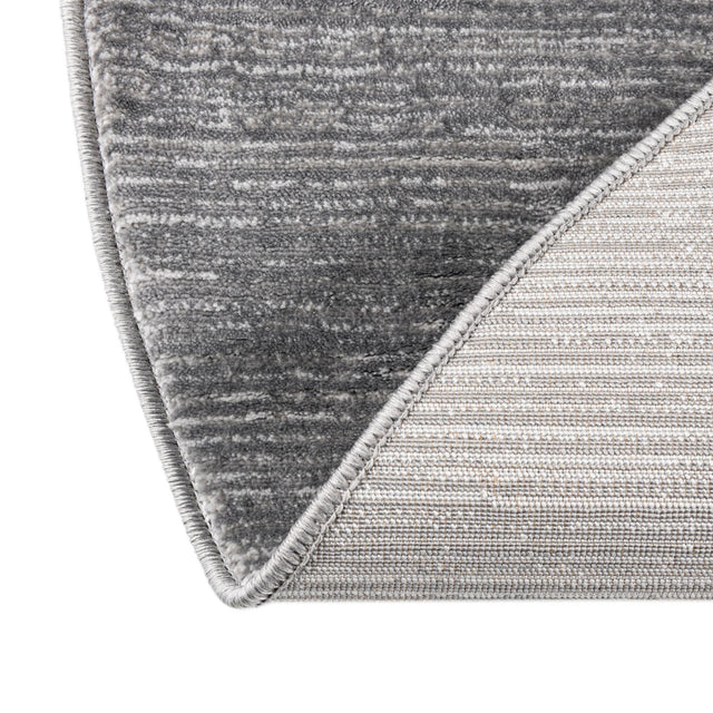 Gray 7' 10 x 10' Finsbury Oval Area Rug 60% Polypropylene & 40% Polyester Contemporary Carpet for Living Rooms, Dining, Offices for Sale at Rug Engine