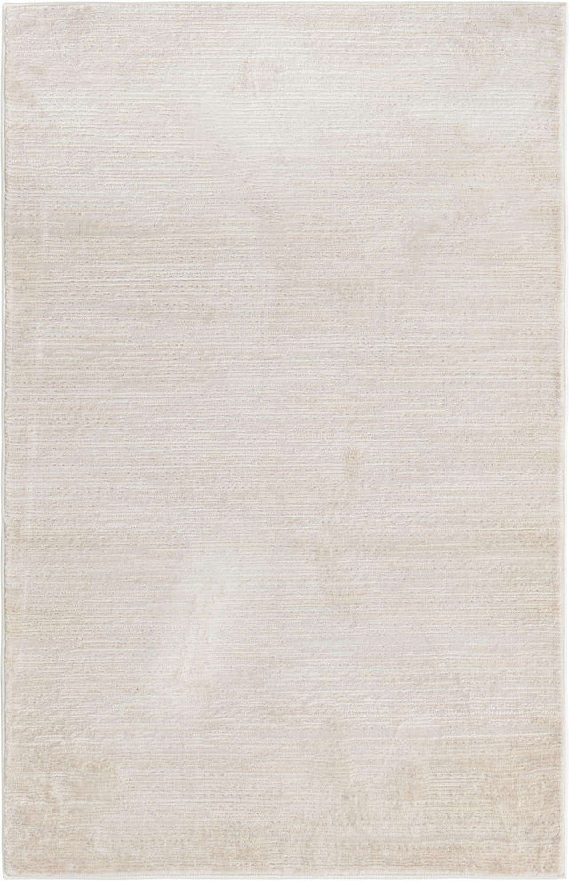 Ivory 3' 3 x 5' 3 Finsbury Rectangle Area Rug 60% Polypropylene & 40% Polyester Contemporary Carpet for Living Rooms, Dining, Offices for Sale at Rug Engine
