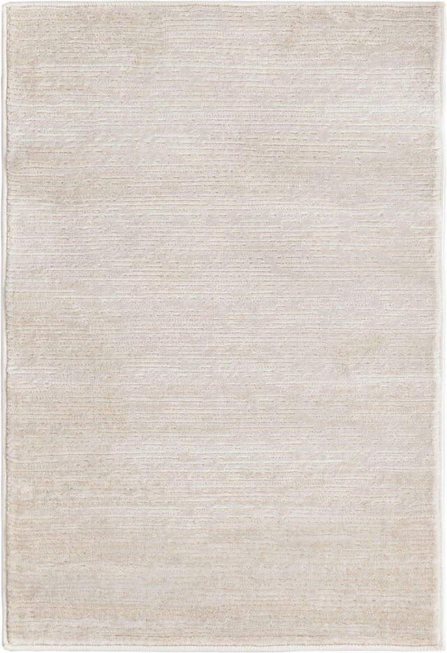 Ivory 2' x 3' Finsbury Rectangle Area Rug 60% Polypropylene & 40% Polyester Contemporary Carpet for Living Rooms, Dining, Offices for Sale at Rug Engine
