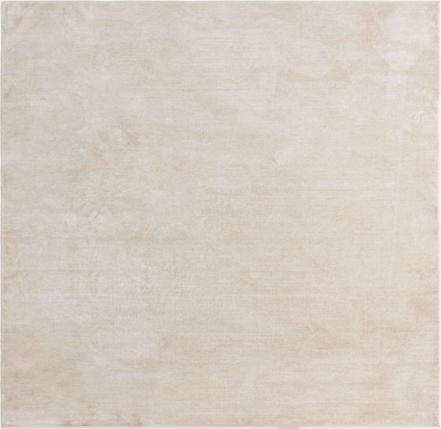 Ivory 7' 10 x 7' 10 Finsbury Square Area Rug 60% Polypropylene & 40% Polyester Contemporary Carpet for Living Rooms, Dining, Offices for Sale at Rug Engine