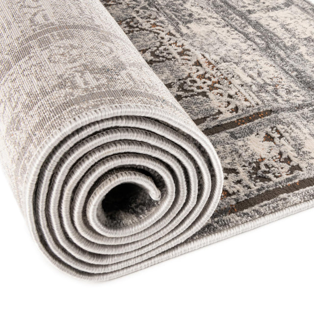 Multicolor 7' x 10' Finsbury Rectangle Area Rug 60% Polypropylene & 40% Polyester Contemporary Carpet for Living Rooms, Dining, Offices for Sale at Rug Engine