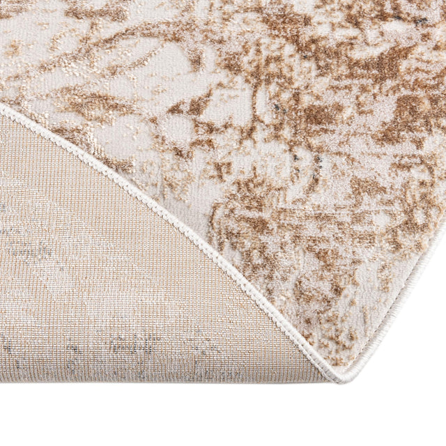 Ivory 5' 3 x 8' Highbury Oval Area Rug 60% Polypropylene & 40% Polyester With Jute Backing Vintage Distressed Traditional Carpet for Sale at Rug Engine