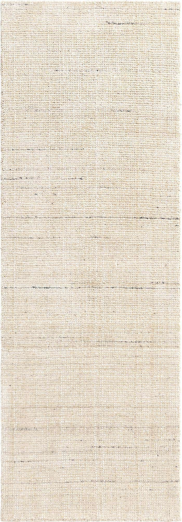 Vanilla Bean 2' x 6' 1 Jill Zarin English Manor Runner Area Rug 100% Premium Natural Wool Handwoven Carpet for Living Rooms, Office Space, Bedrooms, Dorms for Sale at Rug Engine