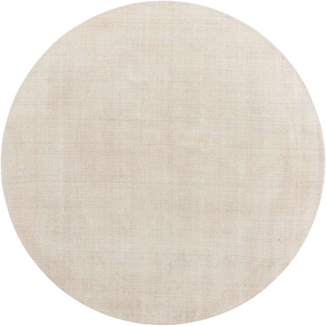 Vanilla Bean 10' x 10' Jill Zarin English Manor Round Area Rug 100% Premium Natural Wool Handwoven Carpet for Living Rooms, Office Space, Bedrooms, Dorms for Sale at Rug Engine