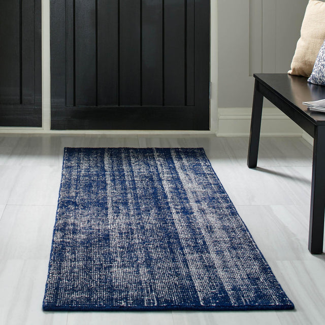 Blueberry 2' x 6' 1 Jill Zarin English Manor Runner Area Rug 100% Premium Natural Wool Handwoven Carpet for Living Rooms, Office Space, Bedrooms, Dorms for Sale at Rug Engine