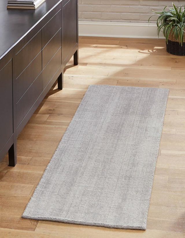 Grey Manor 2' 7 x 14' 1 Jill Zarin English Manor Runner Area Rug 100% Premium Natural Wool Handwoven Carpet for Living Rooms, Office Space, Bedrooms, Dorms for Sale at Rug Engine