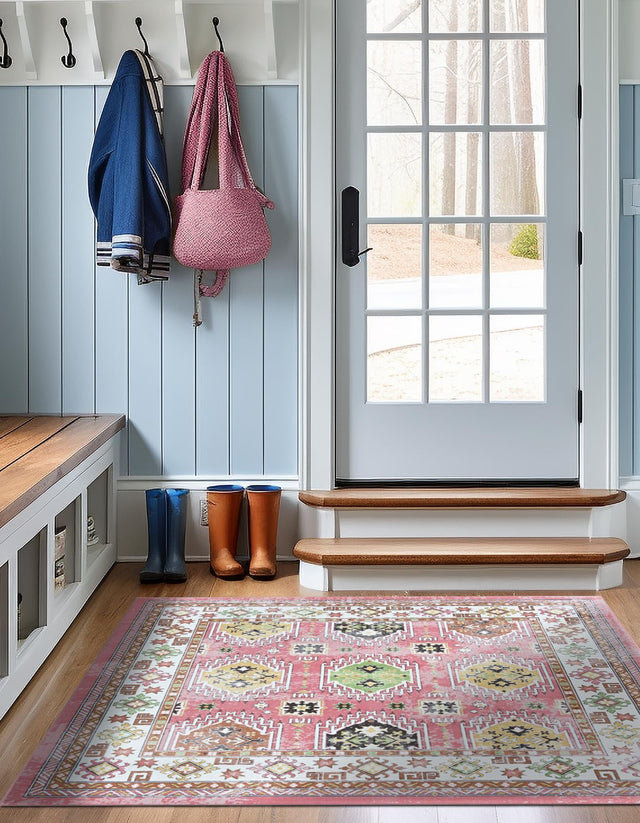 Rose 9' 10 x 9' 10 Aarhus Square Area Rug 100% Polypropylene With Jute Foundation Living Room Bedroom Carpet for Sale at Rug Engine