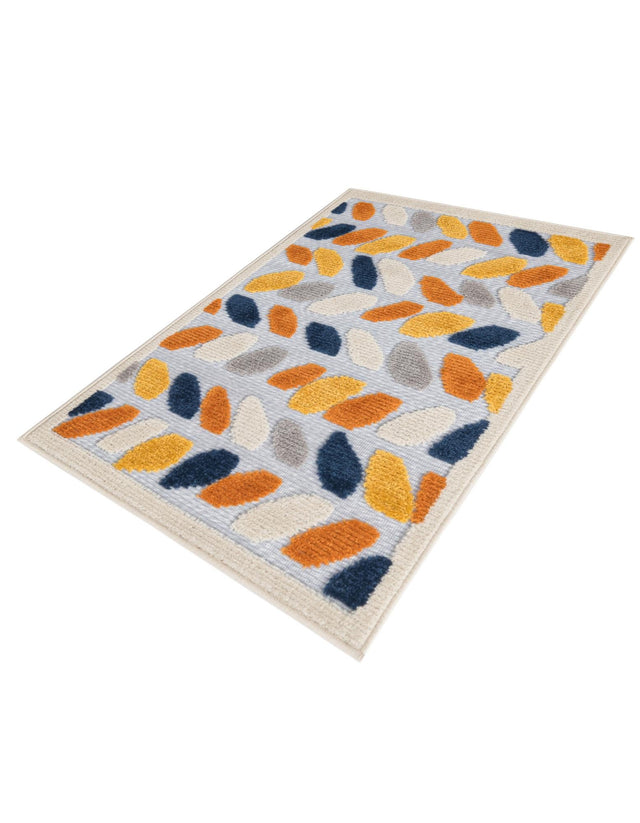Gray 2' x 3' Aruba Outdoor Rectangle Area Rug Weather Resistant for Patio, Deck, Terrace, Balcony, Porch for Sale at Rug Engine
