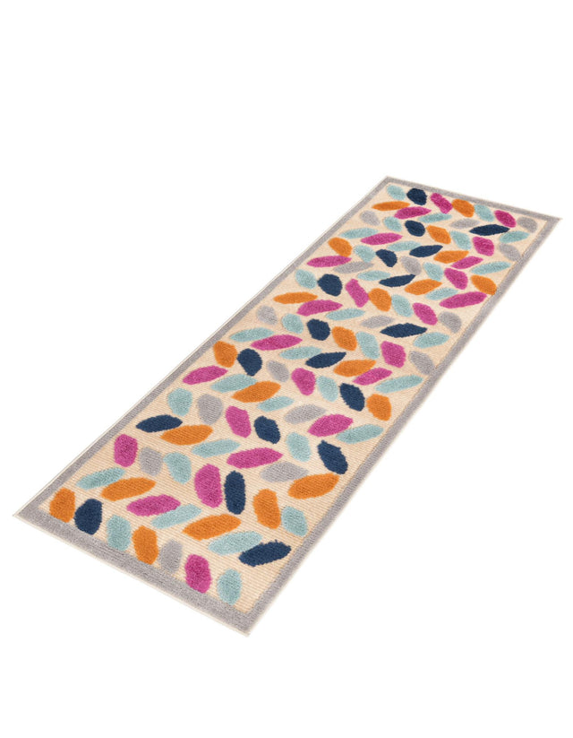 Beige 2' x 6' Aruba Outdoor Runner Area Rug Weather Resistant for Patio, Deck, Terrace, Balcony, Porch for Sale at Rug Engine