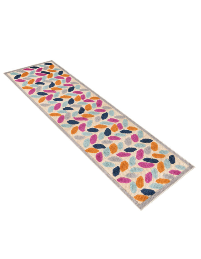 Beige 2' x 8' Aruba Outdoor Runner Area Rug Weather Resistant for Patio, Deck, Terrace, Balcony, Porch for Sale at Rug Engine