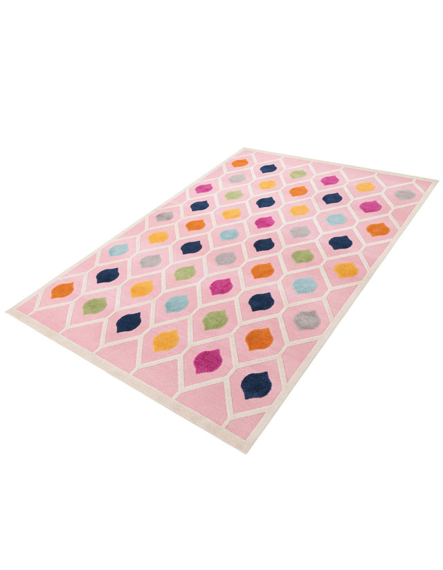 Pink 9' x 12' Aruba Outdoor Rectangle Area Rug Weather Resistant for Patio, Deck, Terrace, Balcony, Porch for Sale at Rug Engine